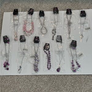 Paparazzi Short Pink and Purple Vintage Necklace Collection